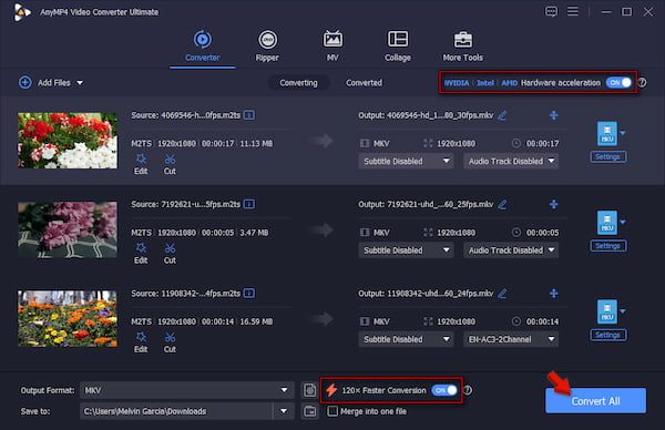 Convert To Mkv In Anymp4 Video Converter Ultimate