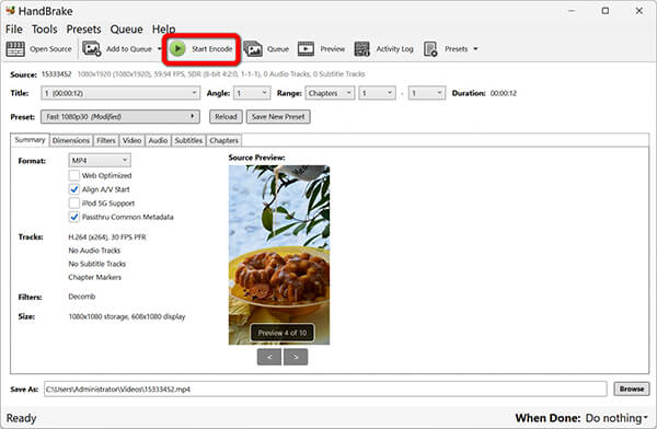 Handbrake Convert Mpg To Mp4