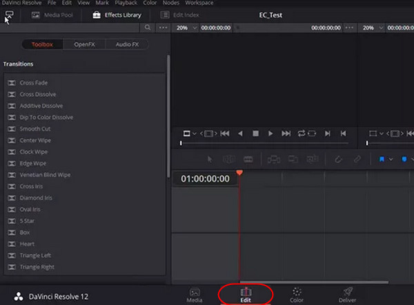 Create Timeline And Edit Davinci Resolve