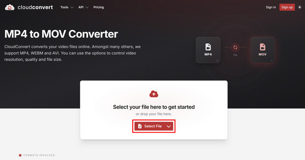 Go Cloudconvert Mp4 To Mov