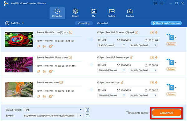 Convert Mov To Mp4 In Anymp4