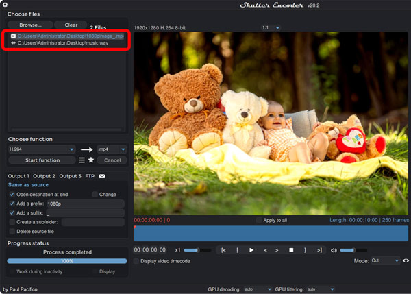 Import Mp4 And Wav To Shutter Encoder