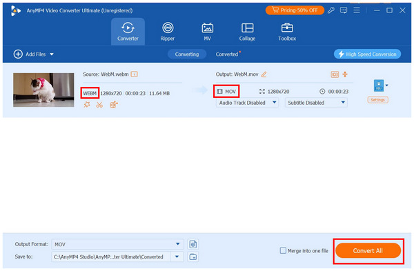 AnyMP4 Video Converter Ultimate Convert All