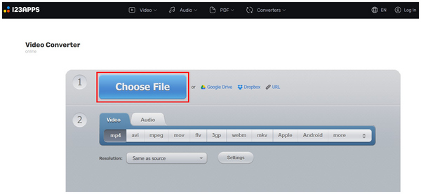 Online Converter Choose File