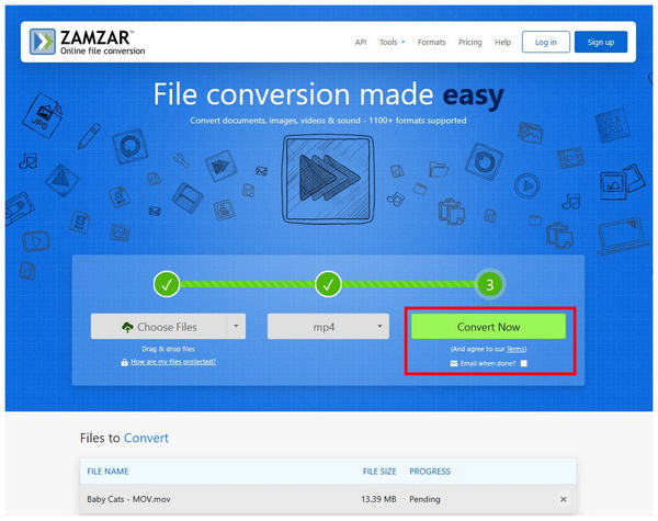 Zamzar Tutorial Convert Email