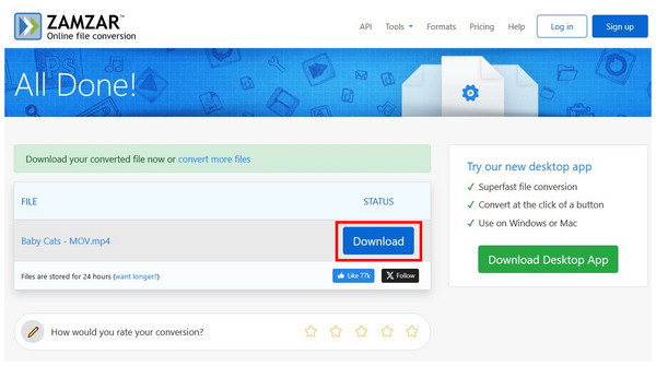 Zamzar Tutorial Download