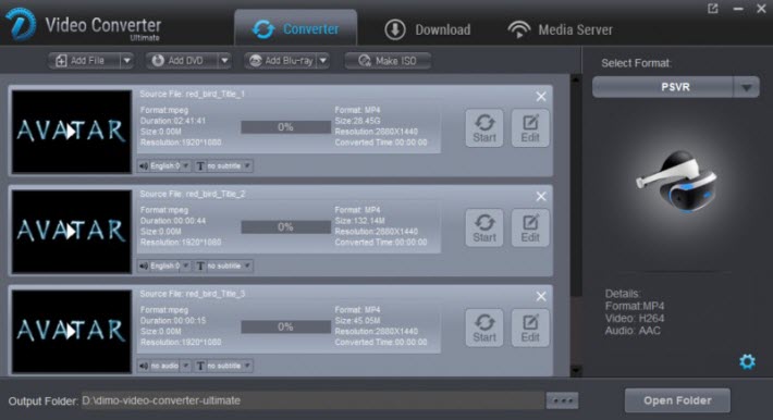 3D SBS 視頻轉換器 Dimo