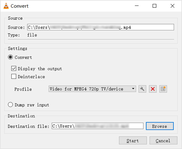 Convert combineer audio en video VLC