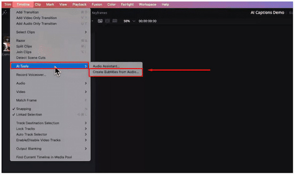 Access Create Subtitiles From Audio