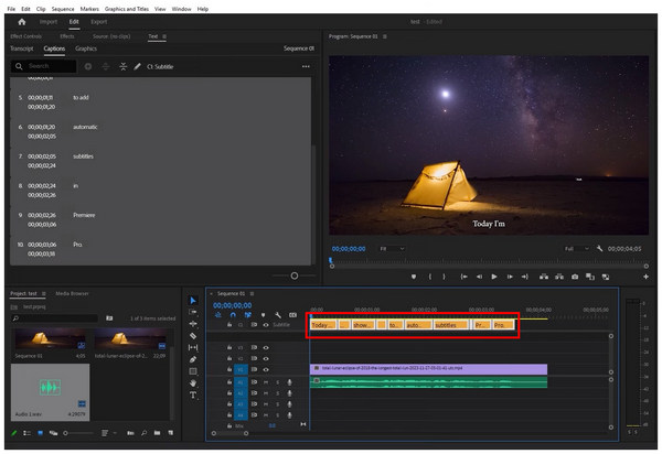 Premiere Pro Timeline