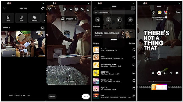 Add Song Lyrics to Instagram Reels