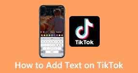 Přidejte text na TikTok