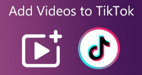 Adicionar vídeos ao TikTok