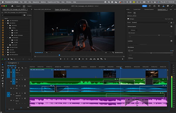 Adobe Premiere Pro AI Video Editor