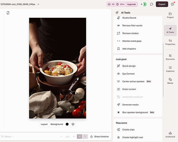 Descript AI Video Editor