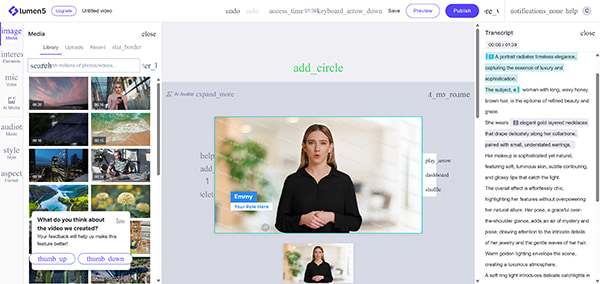 Lumen5 AI Text To Video Generator