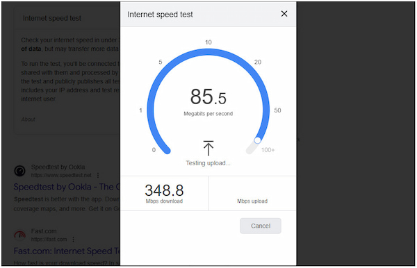Check Internet Speed