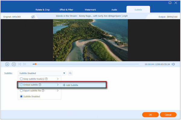 Import Subtitle File