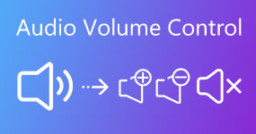 Controle de volume de áudio