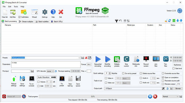 FFMpeg-liitäntä