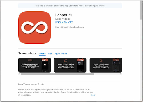 How to loop  videos on Mac and iOS