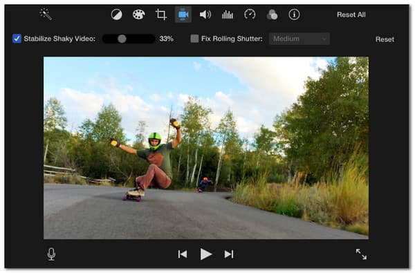 iMovie Stabilization