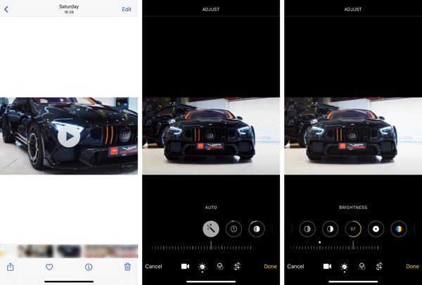 Brighten A Video On iPhone