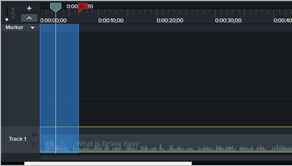 Elimine segmentos no deseados para reducir el tamaño del video en Camtasia