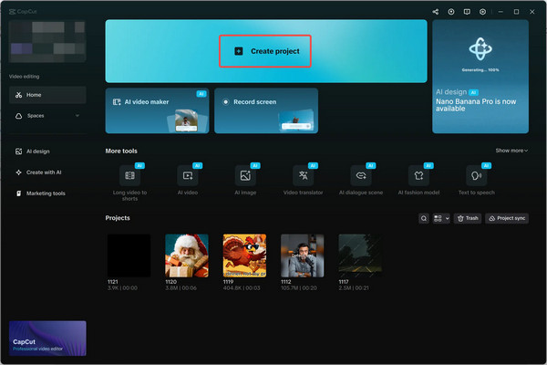 CapCut Color Grading Import Video