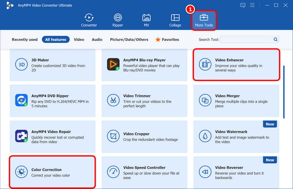 Color Grading AnyMP4 More Tools