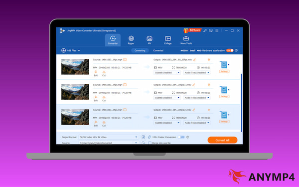 Anymp4 Video Converter Ultimate