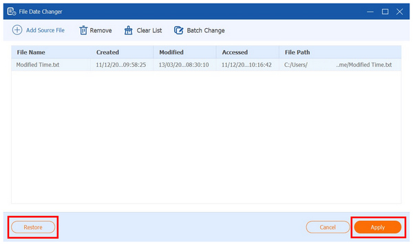 Anymp4 Video Converter Ultimate Restore Apply