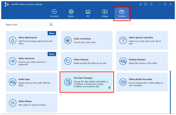 Anymp4 Video Converter Ultimate Toolbox