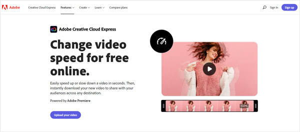 Adobe Spark Change Video Speed ​​Online gratis