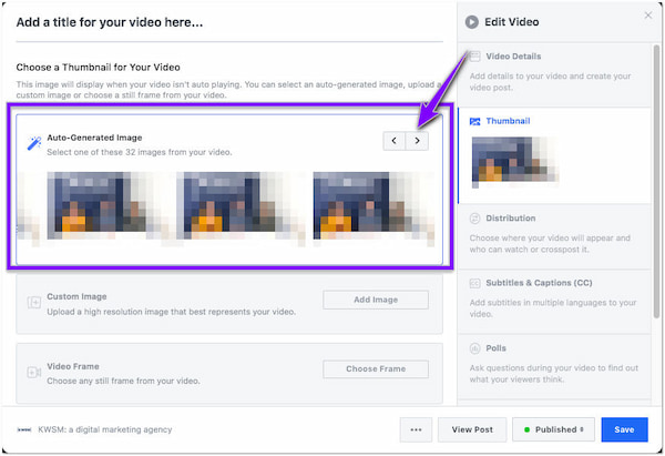 Facebook Video Küçük Resmi