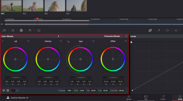 Faça o grau de cor no Davinci Resolve