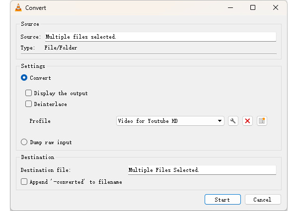 vlc Conver Video
