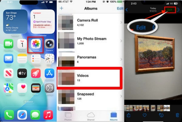 iPhone Photots Choose Vide