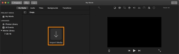 iMovie Compactar vídeo