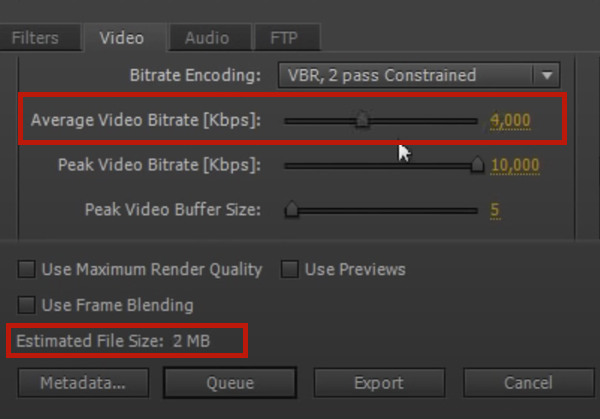 Adjust the Average Video