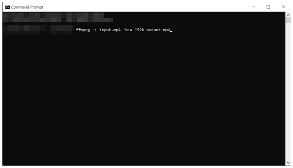 Audio Bitrate Command