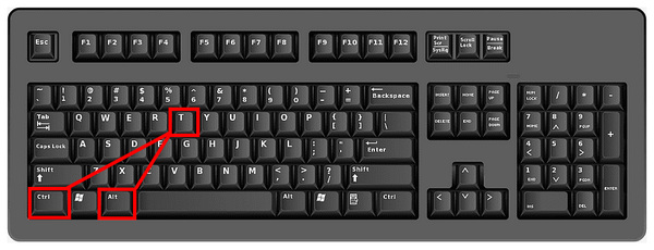 Linux Keyboard Shortcut Command Line