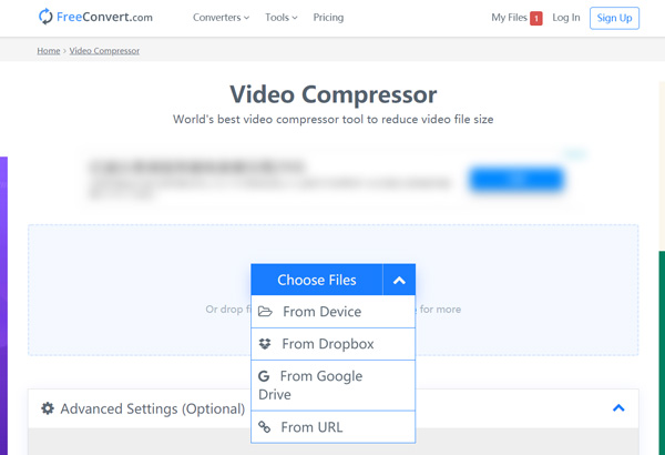 FreeConvert Video Compressor