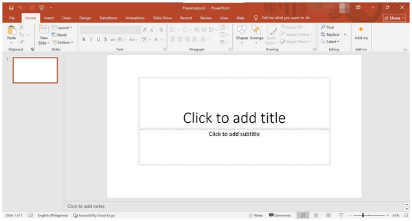 Powerpoint Interface
