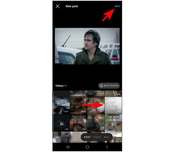 Instagram Select File