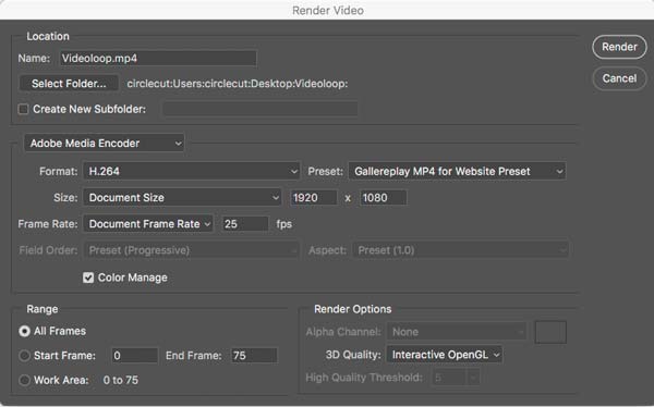Export Video