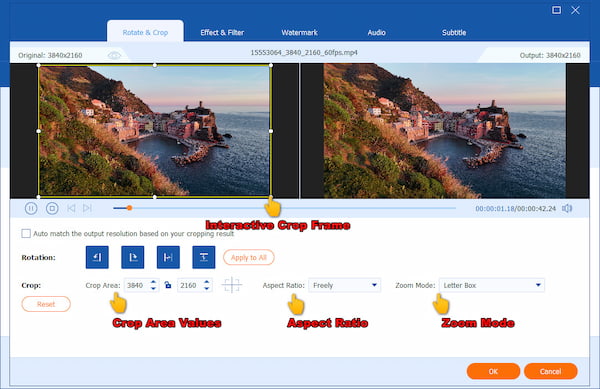 Select Crop Method