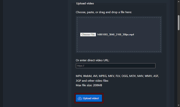Add Video In EZGIF