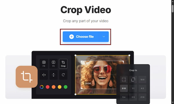 Choose File In Clideo