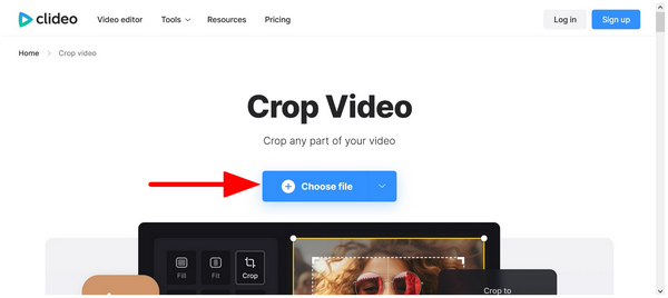 Clideo Choose File